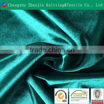 China manufacturer down pile shiny knit 100 polyester fabric super-shiny soft miscellance fabric ZJ008