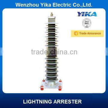 Wenzhou Yika High Voltage Lightning Arrester 66 KV Surge Arrester