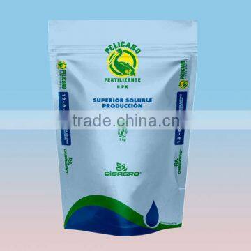 plastic tote bag with zipper fertilizer soil packaging bag