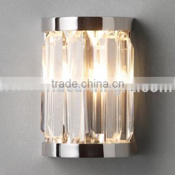 UL CUL Listed Chrome Small Crystal Wall Lamps For Indoor Room W30031