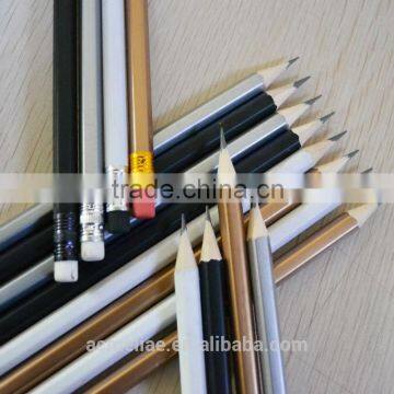 Standard Size Hexagonal Shape 2.0mm HB Lead Promotion Wooden HB Pencil Sharpened With Eraser photo-4