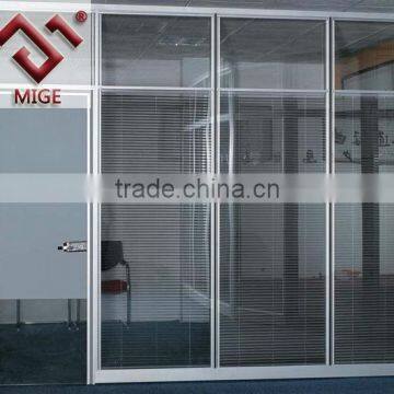 Glass partition wall ,alluminum frame