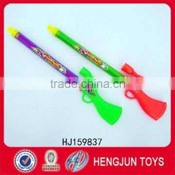 plastic summer seaside toys cartoon sporting gun water pump toys