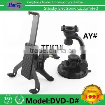 3in1 tablet mount kit suitable for 6"-10" Car Dashboard Tablet Holder Car Seat Mount For tablet