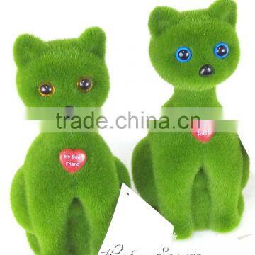 Lovely selling indoor decoration artificial moss animal in factory price