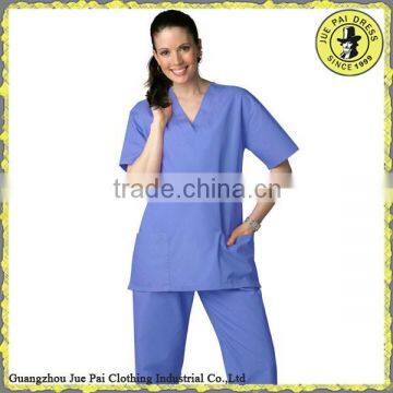 Short Sleeves Weastern Style Hospital Working Clothes For Nurse