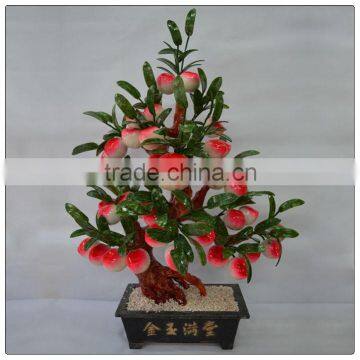 Jade38 Piece Peaches Tree, jade stone tree ,money tree