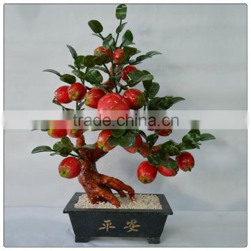 Jade 18 Piece Apple Tree big size tree ,natural stone tree ,holiday decoration money tree