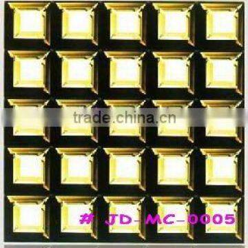 cut face crystal mirror tile hotel decoration