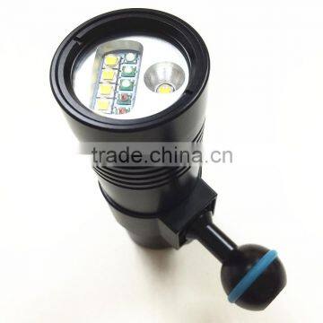 Diving Flashlight Red/UV/SOS/Wide/Spot Light Underwater Scuba Diving Torch Video Lighting photo-2