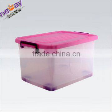 56L Translucent household plastic containers/plastic turnover box