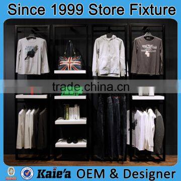 Custom wall shelf design/metal wall display rack /dispaly rack shop