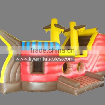 inflatable pirate ship water slide