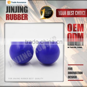 customize soft colored silicon rubber ball