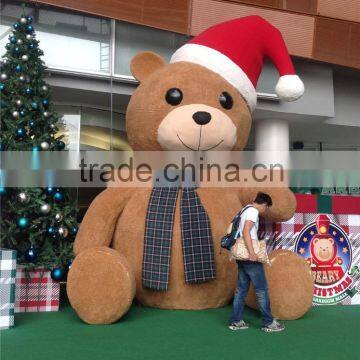 Artificial foam large bear for christmas decoration