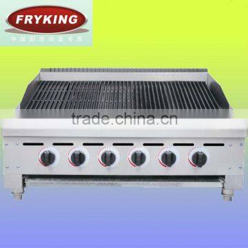 large steel charcoal grill