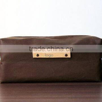 Custom high quality waxed canvas toiletry bag                        
                                                Quality Choice
                                                                    Supplier's Choice