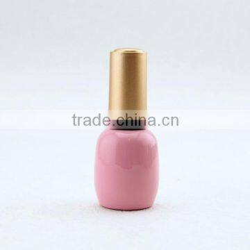 15ml glass pot with nail polish brush