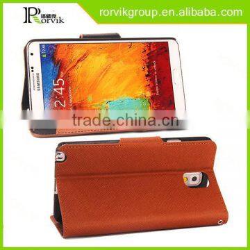 Crazy Horse Pattern Leather Double Phone Case Card Holder for Samsung Galaxy NOTE 3 photo-4