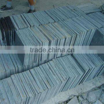 Good quality Chinese cheap thin black slate tiles