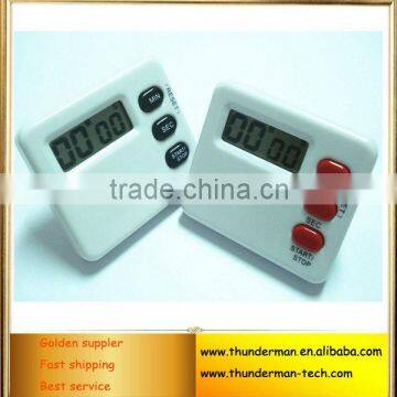 Digital Time Thermometer Kitchen Countdown Timer With Metal Clip