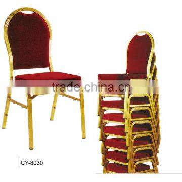 Cheap Stacking hotel restaurant used price steel banquet chair