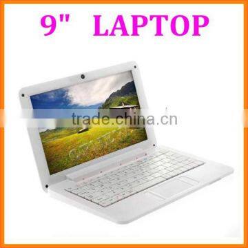 cheap mini 9 inch kids laptop mini netbook dual core wm8880 pc camera wifi bluetooth external 3g