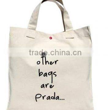 2015 canvas tote bag/shopping tote bag/Wholesale cheap price organic cotton canvas tote bag