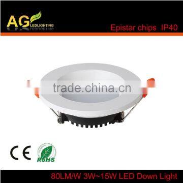 12W Round 6-7Inches Cool White Ultra-thin LED Downlight