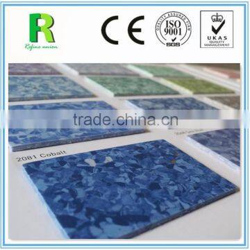 Pollution free homogeneous PVC vinyl flooring roll