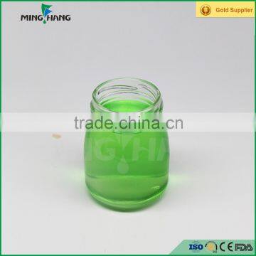 100ml glass jam pudding jar with tin lid