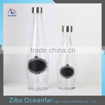 Best Selling Airtight Glass Beverage Juice Bottle Recycled Clear Bottle Glass