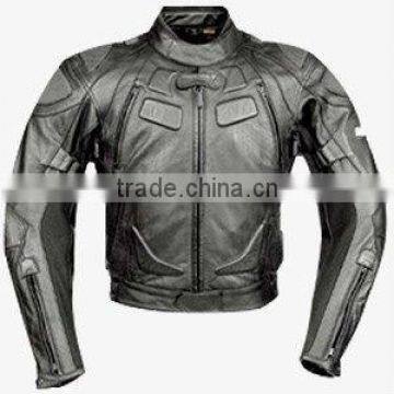 DL-1190 Leather Motorbike Jacket Supplier