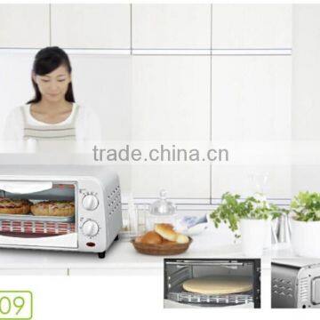 Cheaper freestanding Protable Mini 9L electric Oven toaster with bake tray wire rack tray handle