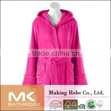 100% Polyester Material Promotional Bathrobe With Hood photo-6