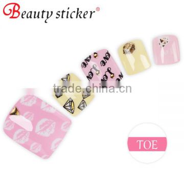 new design exotic toe sticker t-shirt sticker designs jewelry for feet