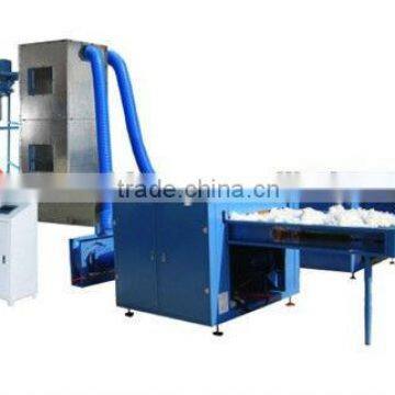 Constant fiber/wool carding/bag filling machine line