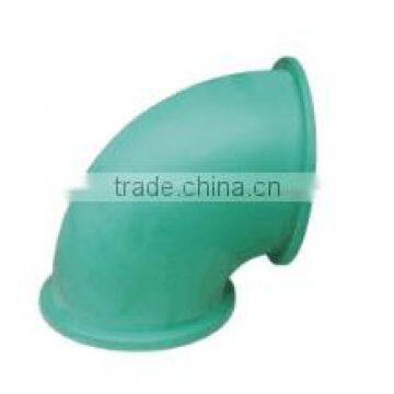 Custom rotational 90 drgee tube molded parts