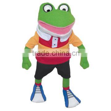 St strong frog sir park hot animal jumping frog super soft cotton filled