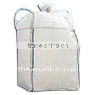 food grade pp super sacks/ventilated pp container bagslarge containing capacity/duffle top and flat bottom