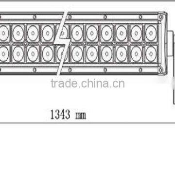 ShengWell 288W CREE led light bar IP67 9-32V Flood/Spot/Combo 50 inch Double Row led light bar led light bar 288w