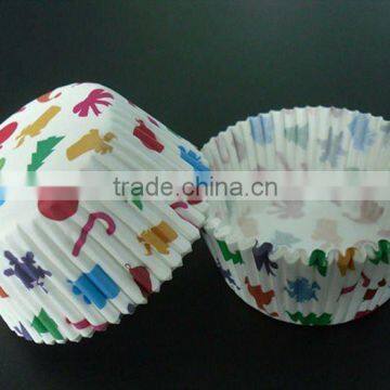 Christmas baking cups Colorful Christmas Gift Cupcake liners baking cup