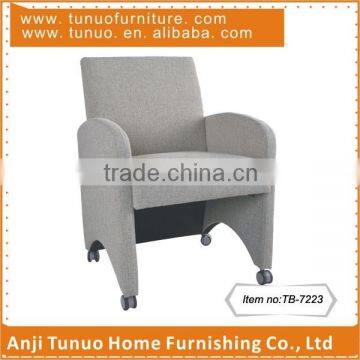 Chair,For venue&home&meeting,Fabric cover,with 4 castors,TB-7223