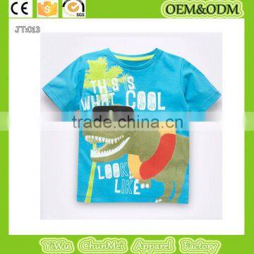 Animal t-shirt Dinosaur t-shirt childt-shirt 100% cotton t-shirt boys t-shirt kids t-shirt100%cotton