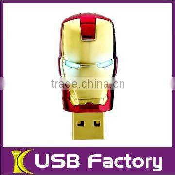 Real Capacity Usb 2.0 4GB Iron Man Mask Pendrive photo-3