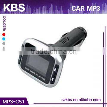 Popular 5 in 1 car mp3 fm modulator With USB flash drive; SD/MMC card