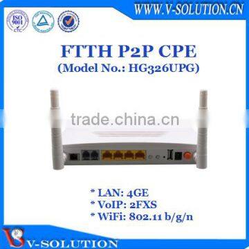 4GE+2FXS+WiFi+USB P2P FTTH CPE VoIP Home Gateway for Triple Play Service