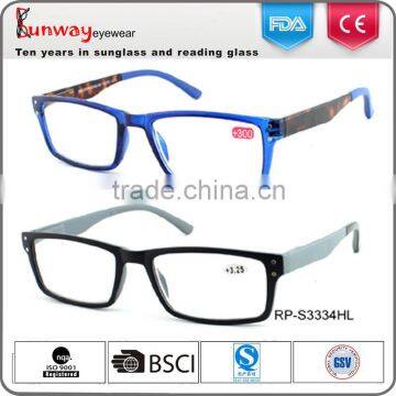 Wholesale Grad. Demi Fashion Design Cheap Promotional Reading Glasses With Pouch photo-2