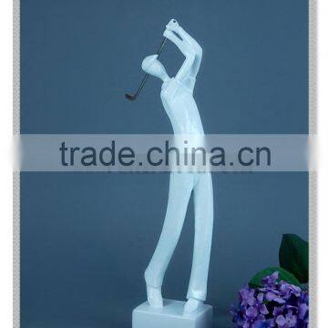 Art Deco man Golfer Statue