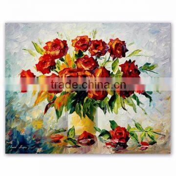 Classical Wall Flower Painting on Canvas